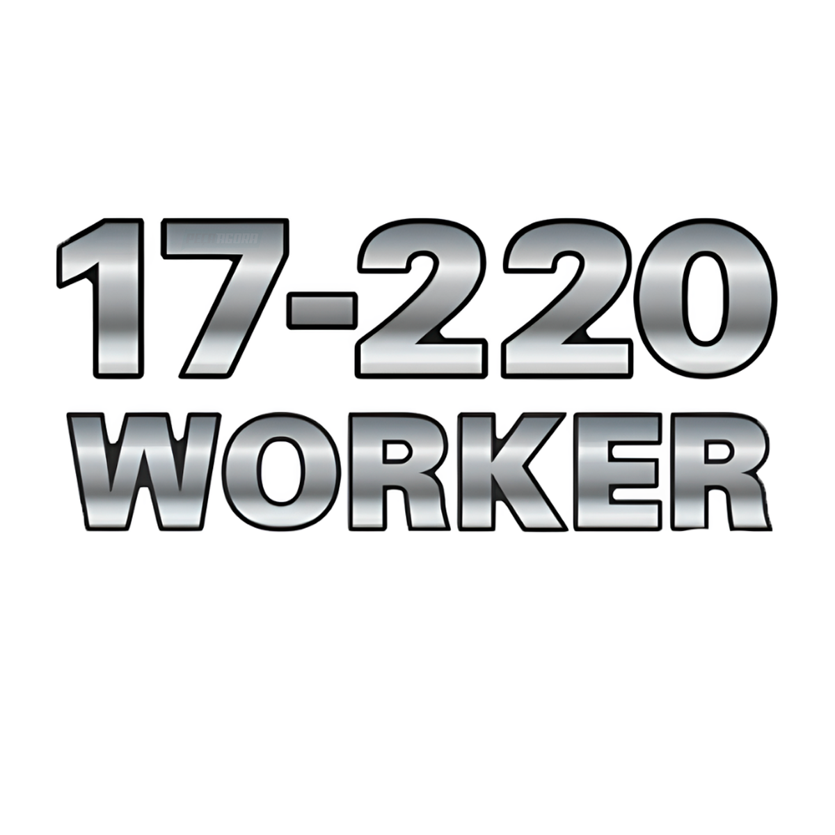EMBLEMA 17220 LATERAL WORKER VW 17220 WORKER (2229L)