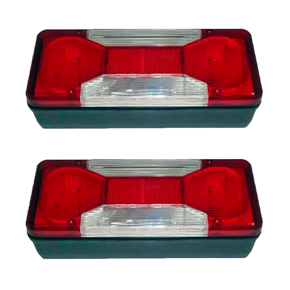 PAR LANTERNAS TRASEIRA ACRILICA COM CONECTOR ESQUERDA DIREITA IVECO DAILY CHASSI