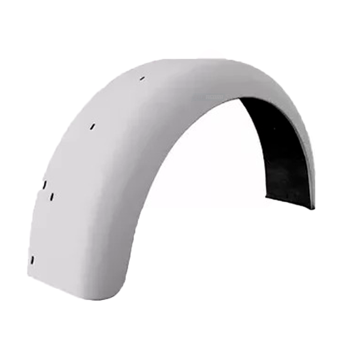PARALAMA ESQUERDO DIANTEIRO FIBRA MB 1113 1313 1518 2013 BRANCO  (3448800006-3448807006-AS1797BR)