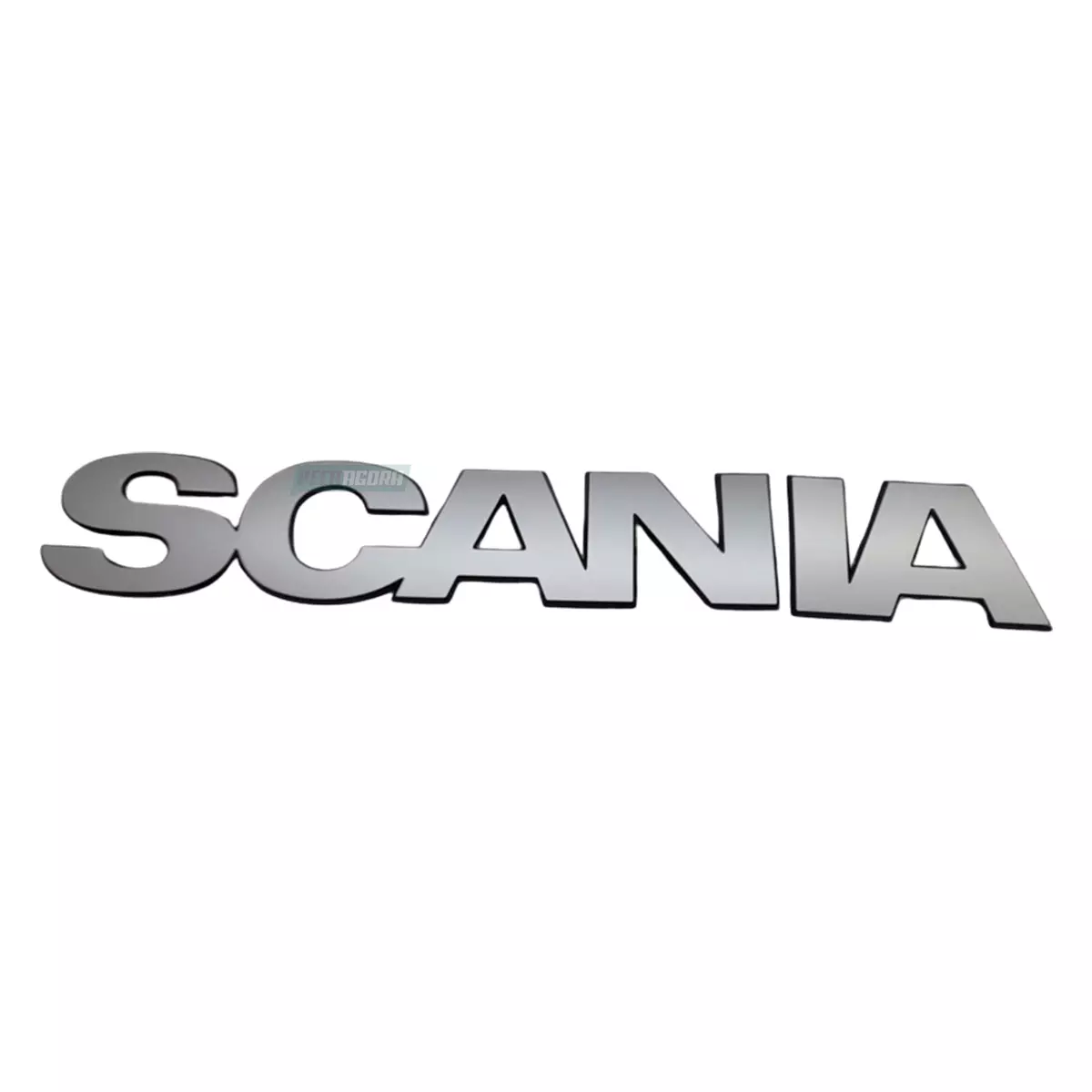 EMBLEMA SCANIA FRONTAL GRADE SCANIA G R 2010... PRATA PLASTICO 800X130MM (193792