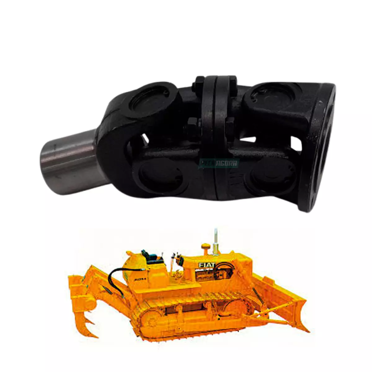 CARDAN COMPLETO FIAT ALLIS TRATOR ESTEIRA AD7B MOTOR MWM 75210204