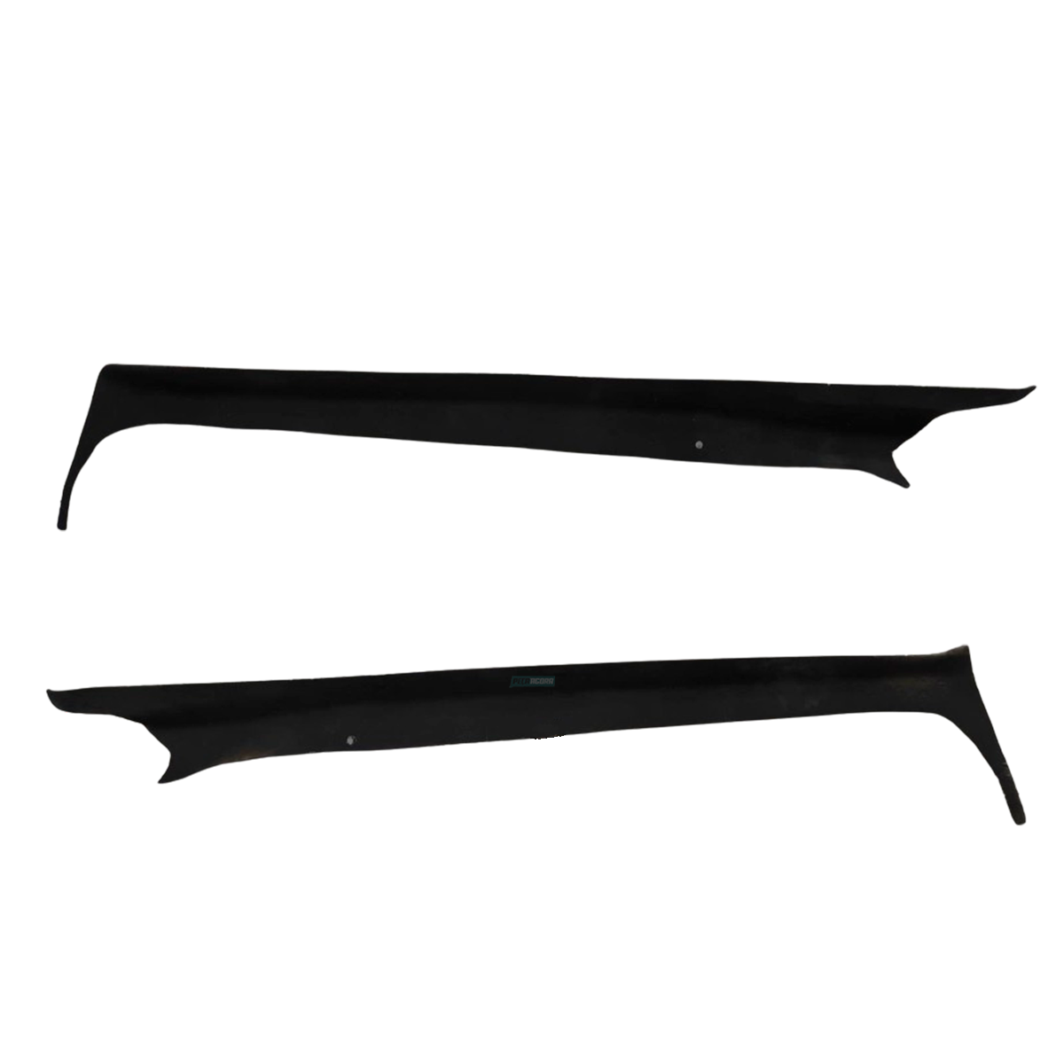 PAR MOLDURA COLUNA PARABRISA  ESQ DIR  SCANIA 113 FIBRA PRETO (K.396423-1117P-39