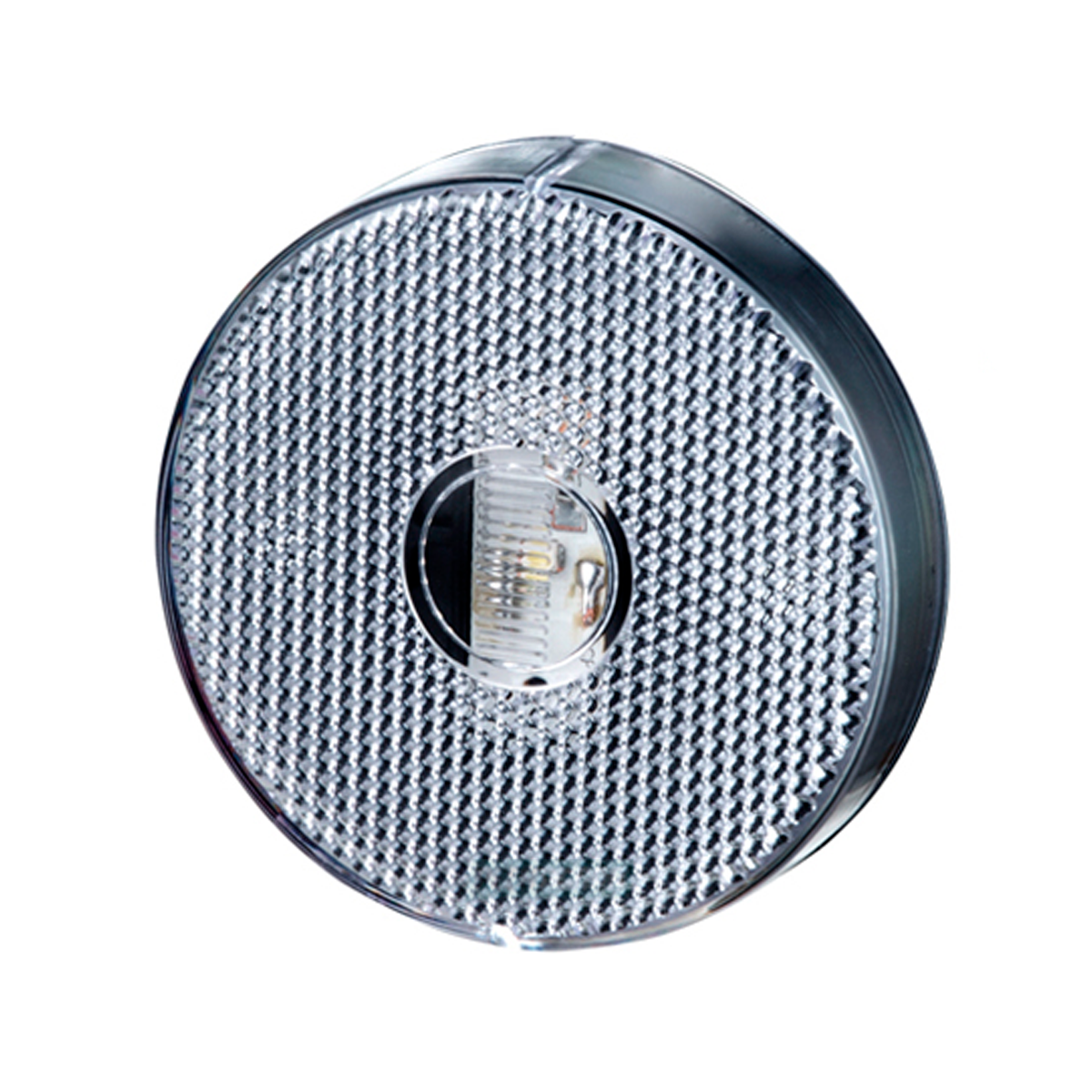 LANTERNA LATERAL RANDON LED COM PARAFUSO E CONECTOR CRISTAL (210102016-L31100CR)