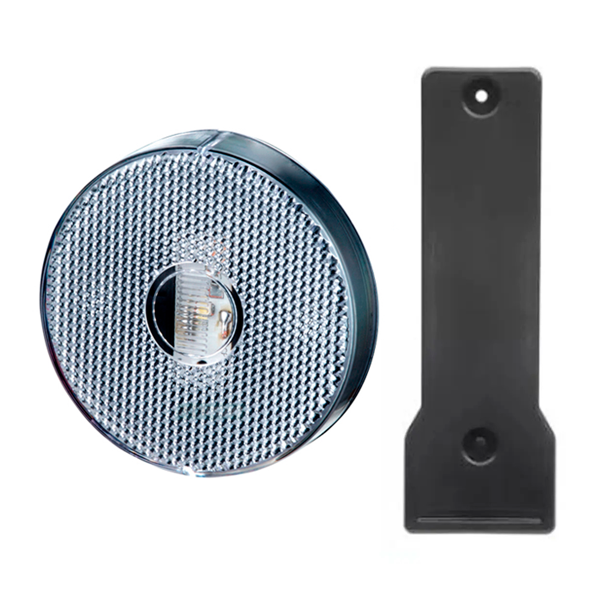 KIT LANTERNA LATERAL E CHICOTE CONECTOR 2 VIAS SELADO RANDON LED COM PARAFUSO E 