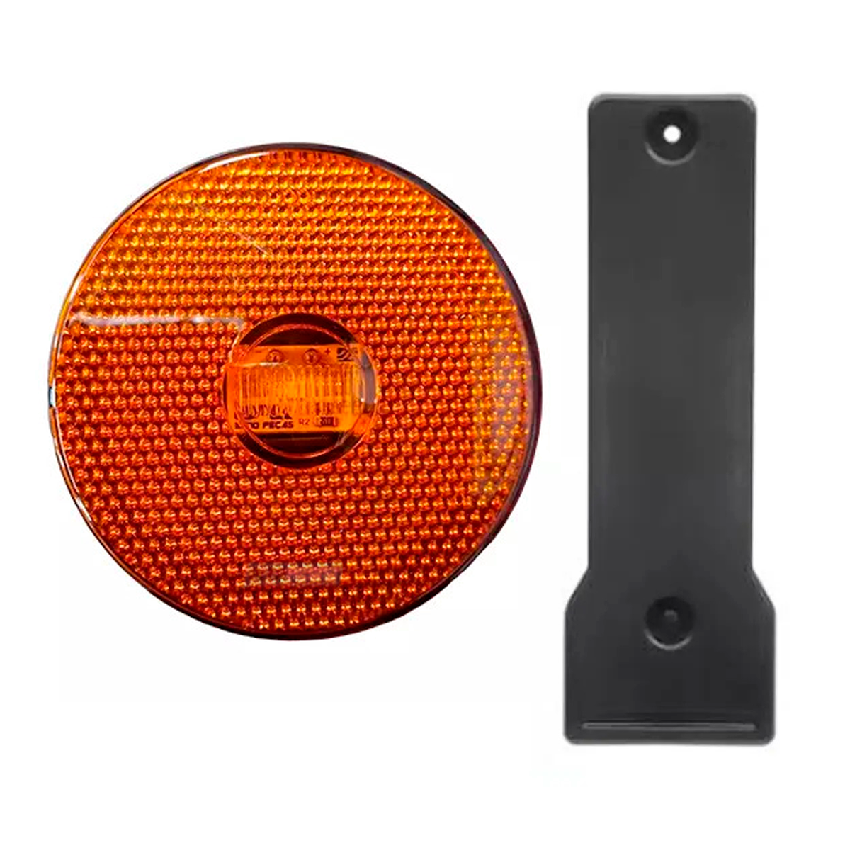 KIT LANTERNA LATERAL E CHICOTE CONECTOR 2 VIAS SELADO RANDON LED COM PARAFUSO E 