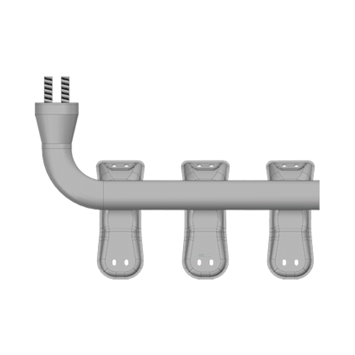 SUPORTE PARALAMA TRACAO DIANTEIRA TRASEIRO ESQUERDO SCANIA 124 (1457923-F2162A)