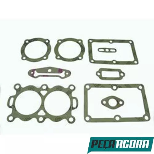 JOGO JUNTAS COMPRESSOR VARGA 2 CILINDROS VOLKSWAGEN 11130 (04183844)