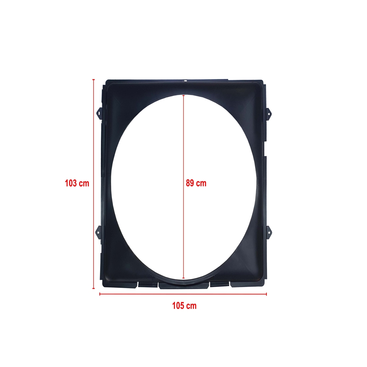DEFLETOR DO RADIADOR NTG (APóS 2019)  PLáSTICO (2324044)
