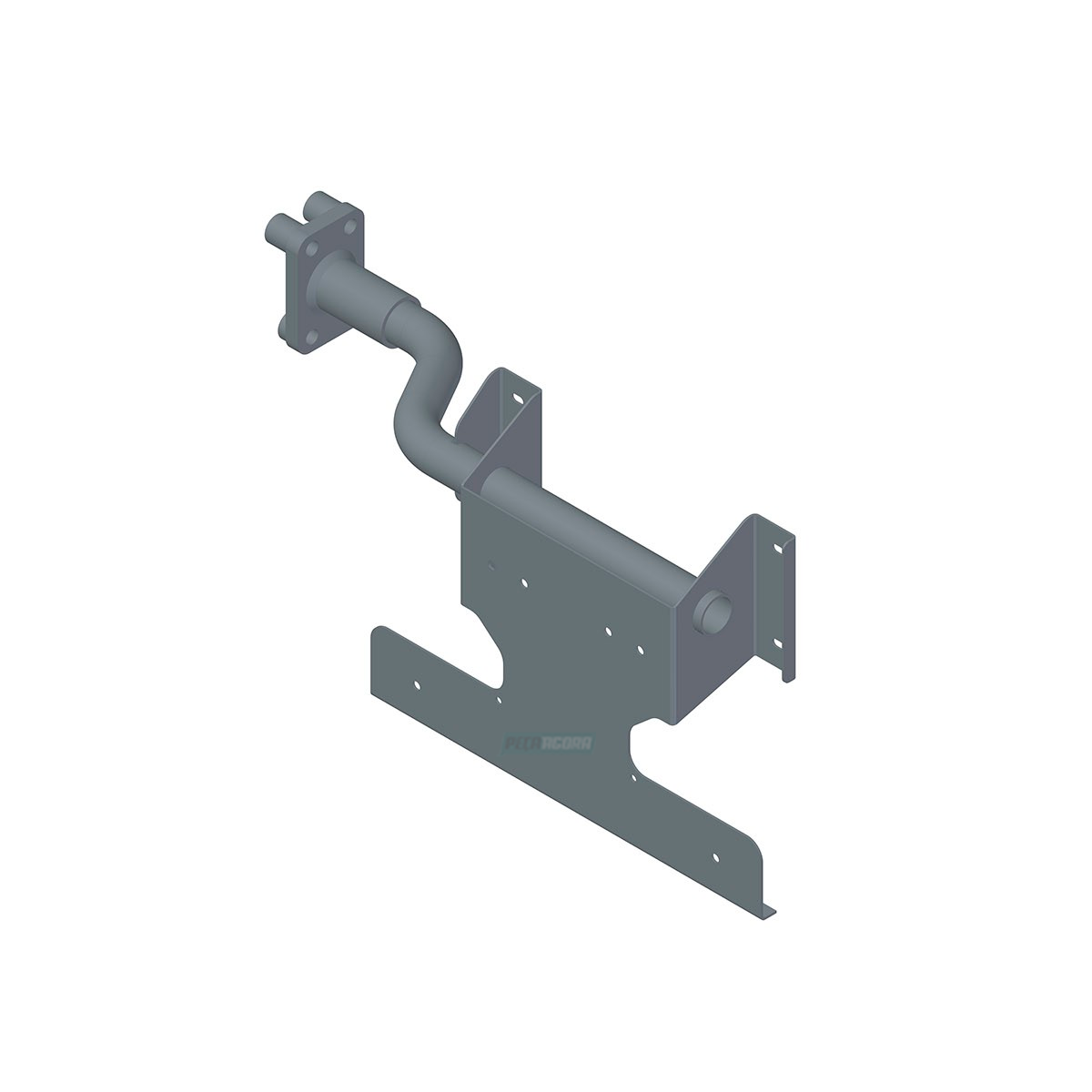 SUPORTE DIREITO PARALAMA TRASEIRO VW MAN TGX/METEOR (2V5821176F-F6483)