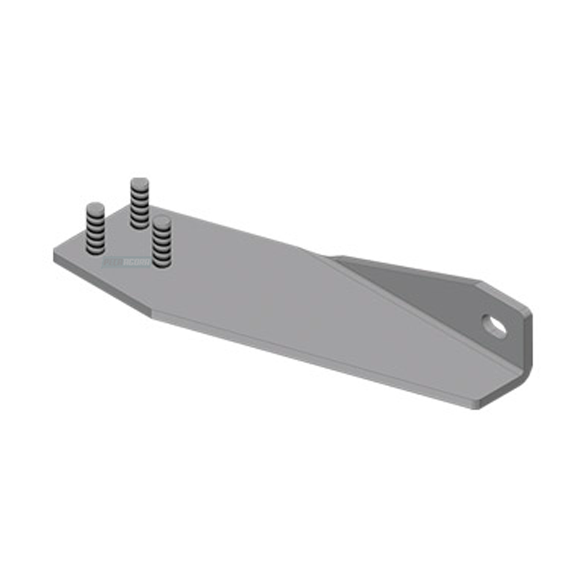 SUPORTE ESQUERDO DO VARAO PARALAMA TRASEIRO FORD CARGO MECANICO 1991 A 2006 ELET