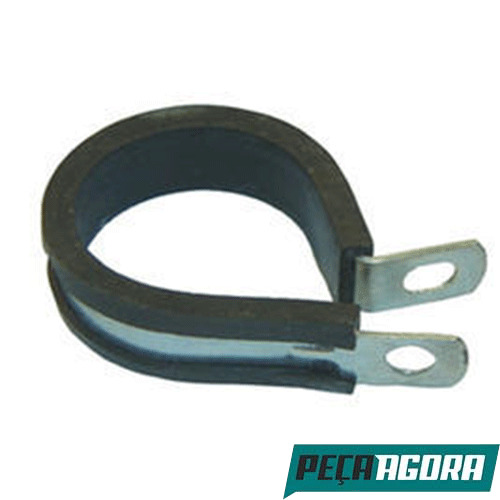 CAIXA 10  ABRACADEIRA COM BORRACHA 32 A 35MM 1.1/4X1.1/2 (CX.916017025000;JI**10