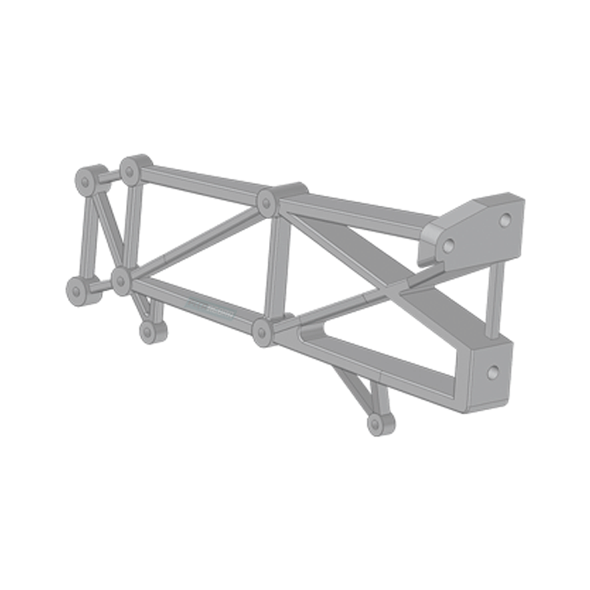 SUPORTE FIXACAO CATALISADOR ESQUERDO SCANIA SERIE 4 5 (1378482/1734040-F8067)