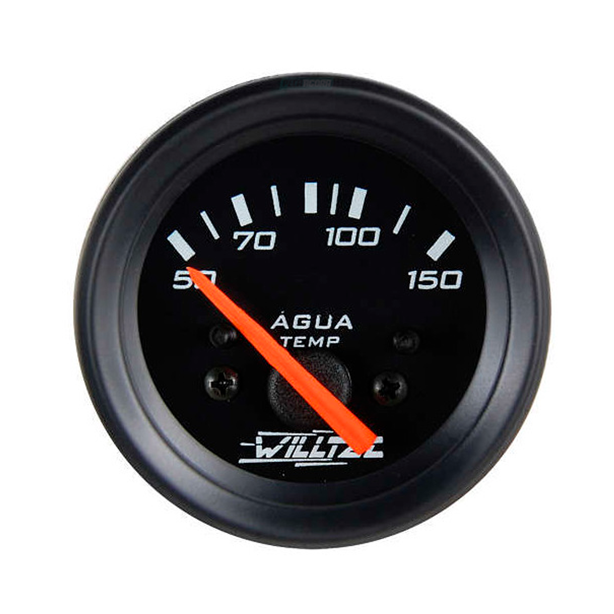 INDICADOR TEMPERATURA AGUA PRETO 24V UNIVERSAL 50 A 150C USA SENSOR W819001 50 A