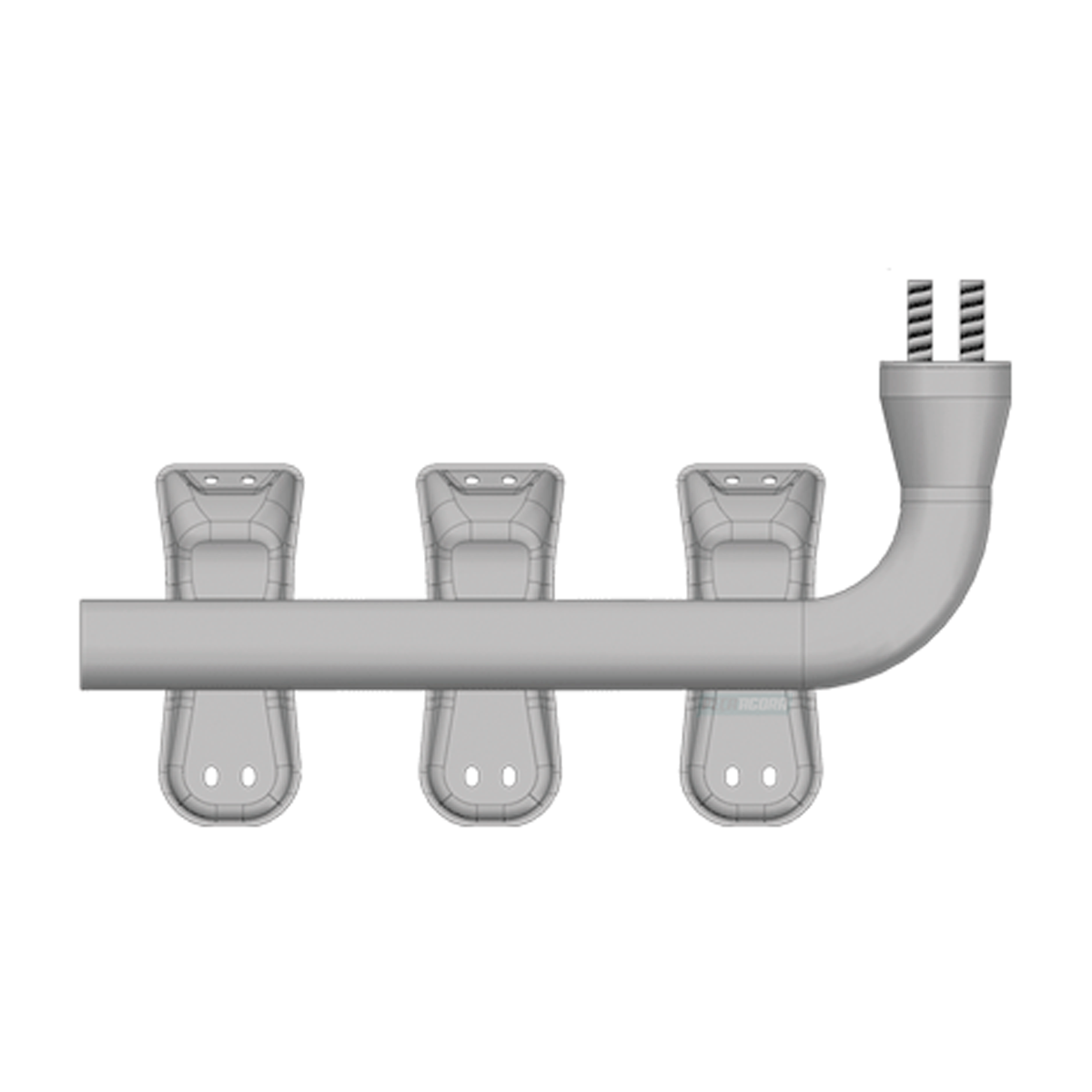 SUPORTE PARALAMA DIANTEIRO SIMPLES DIREITO SCANIA P G R (1457926-F2153)