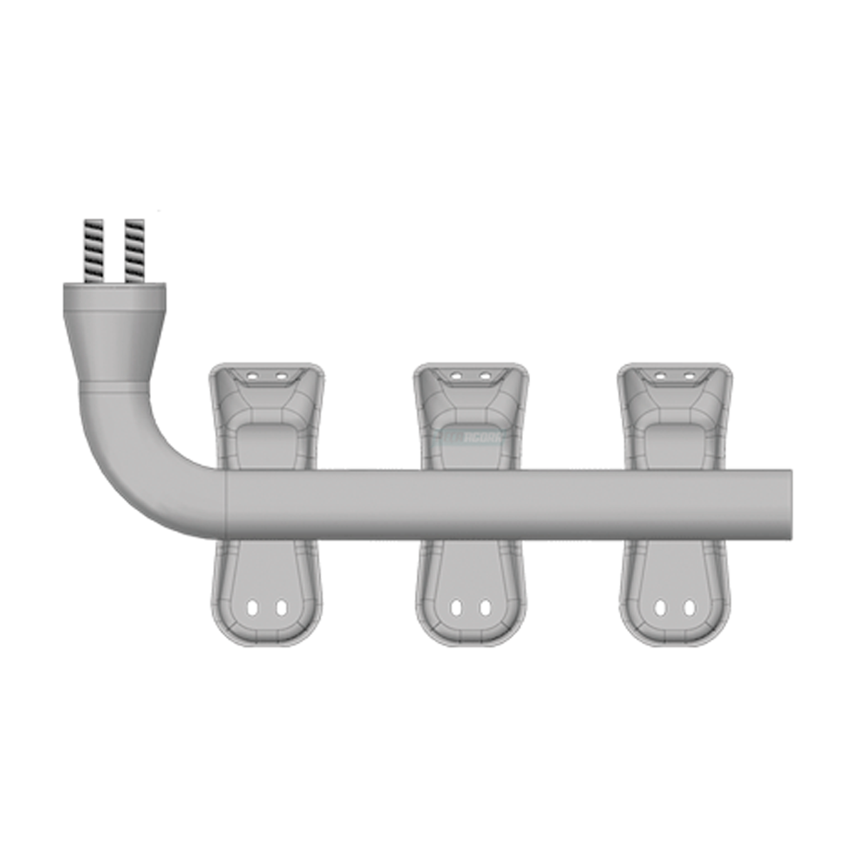 SUPORTE PARALAMA DIANTEIRO SIMPLES ESQUERDO SCANIA P G R  (1457925-F2153A)