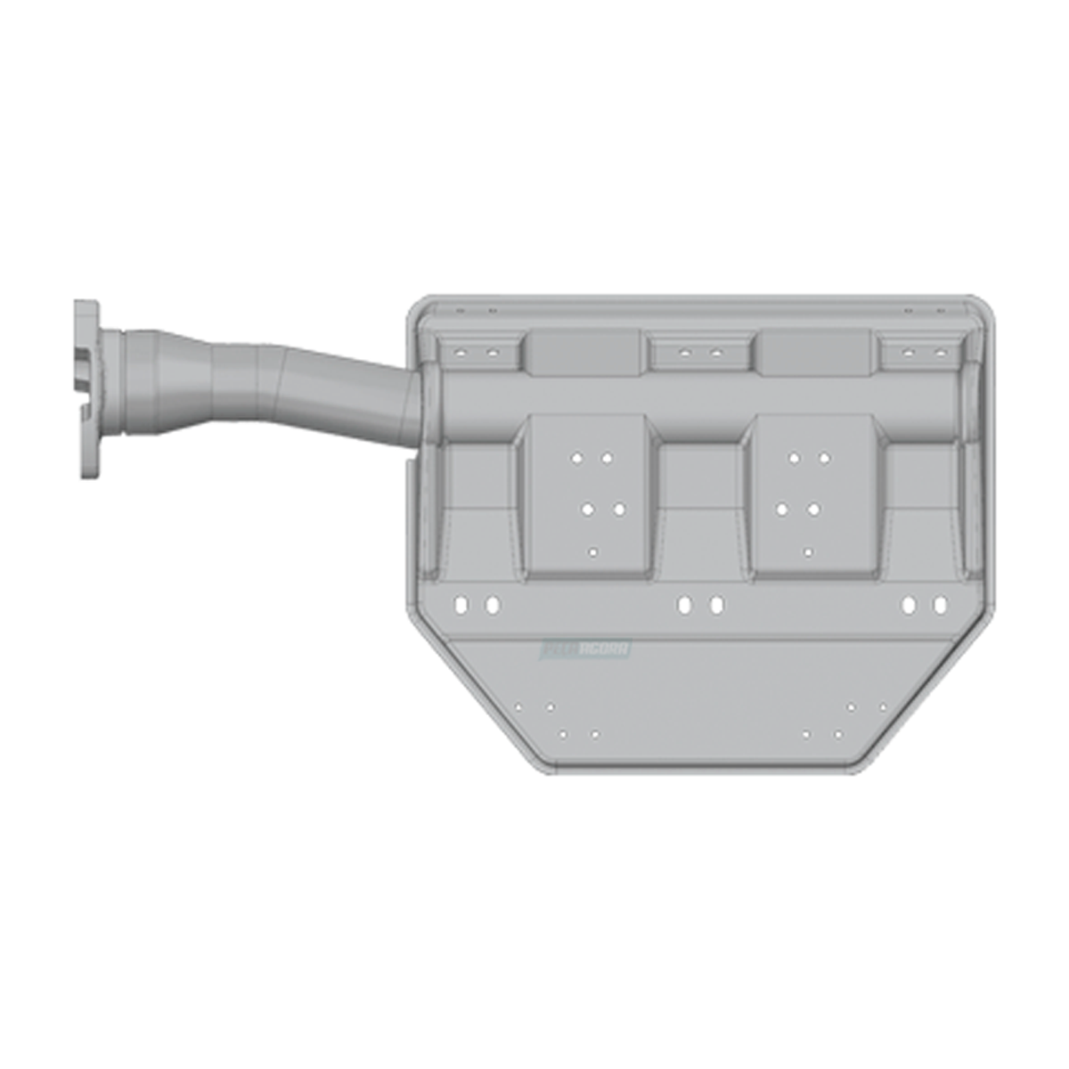 SUPORTE PARALAMA DIANTEIRO E ENTRE EIXOS ESQUERDO SCANIA TODOS (1927259-F2167A)