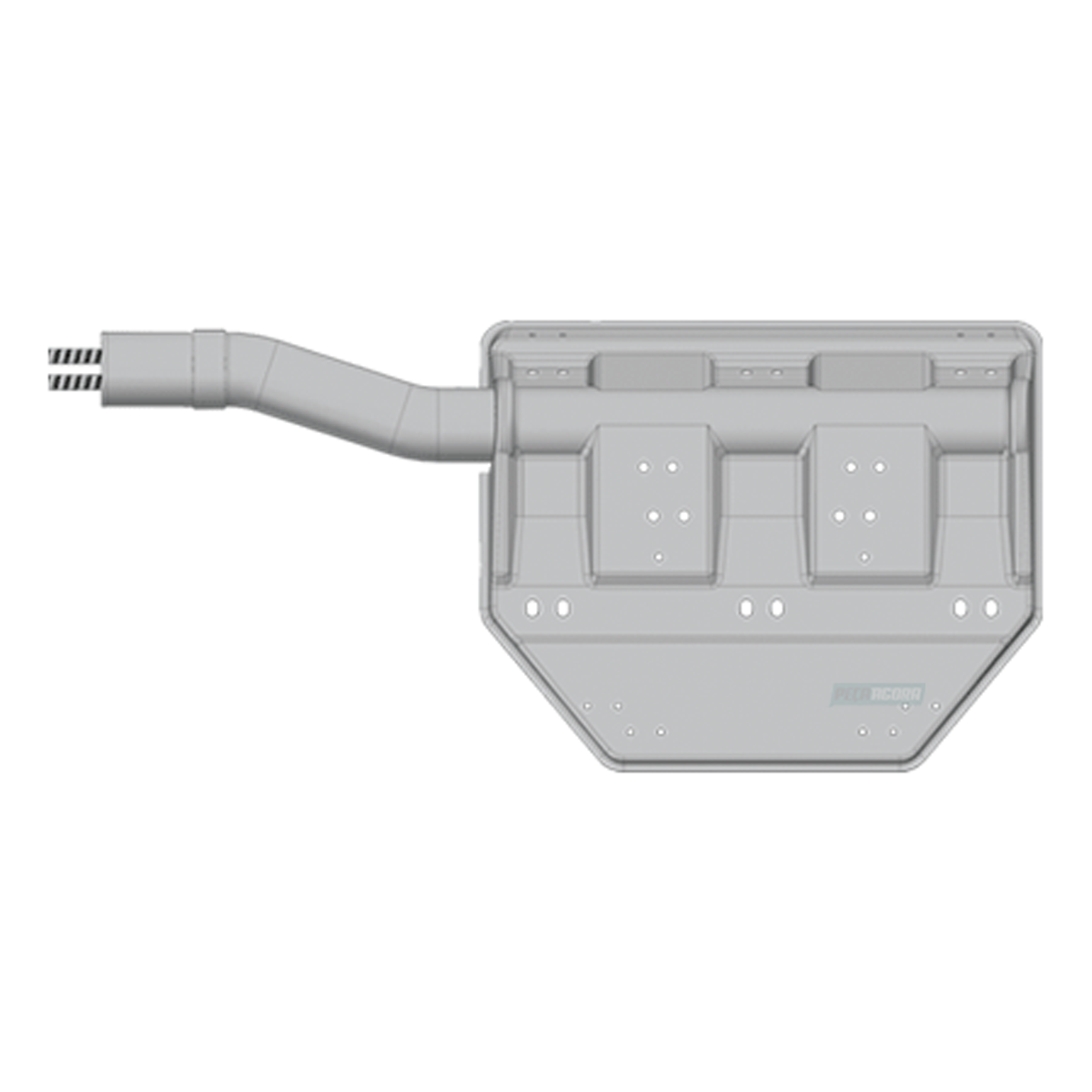 SUPORTE PARALAMA DIANTEIRO SIMPLES ESQUERDO SCANIA TODOS (1457931-F2168A)