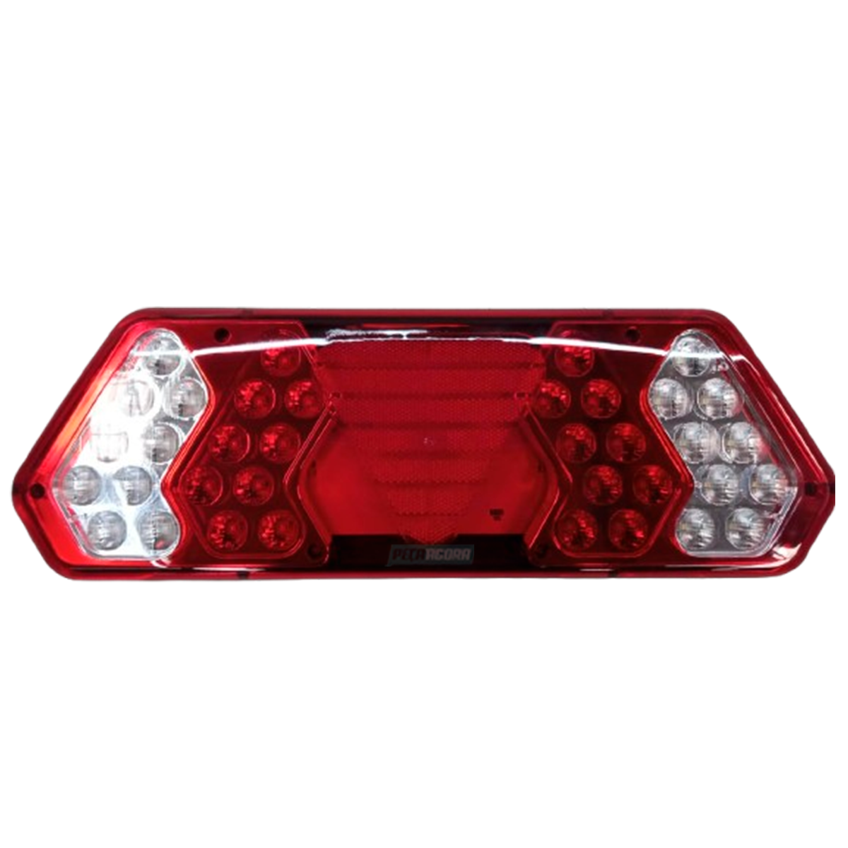 LANTERNA TRASEIRA DIREITA LED CARRETA GUERRA COM CONECTOR 24V PARA IMPLEMENTO (L