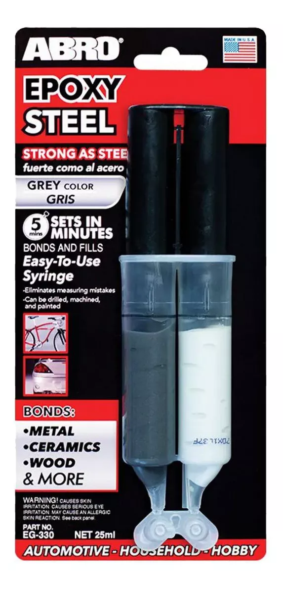 COLA EPOXI TITANIUM ACO ALUMINIO BLOCO MOTOR 25ML  (35996846-ML)
