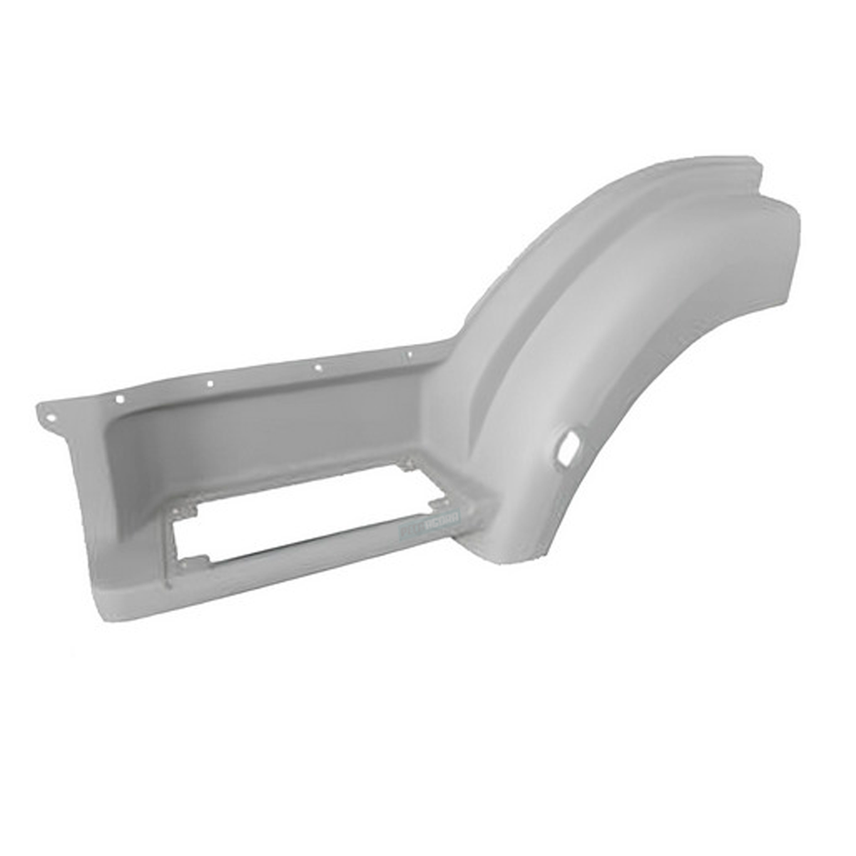 PARALAMA ESTRIBO ESQUERDO MB AXOR 1933 2831 FIBRA INJETADA RTM CABINE SIMPLES E 