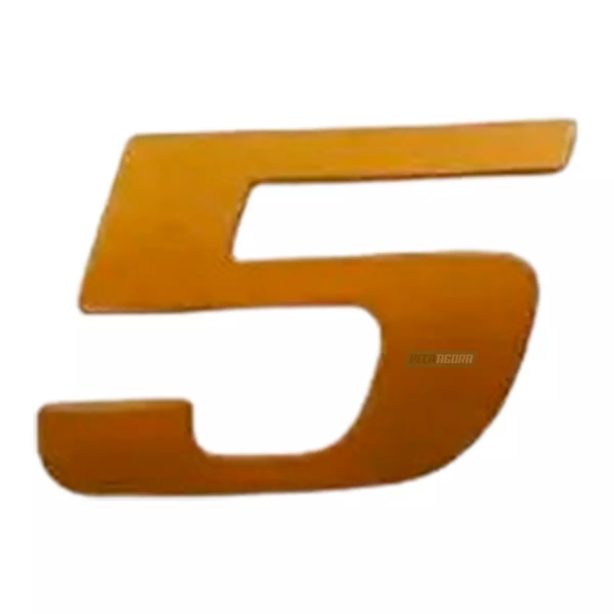 EMBLEMA DOURADO ADESIVO MERCEDES BENZ ATEGO AXOR 5 (9438172714D-2230M)