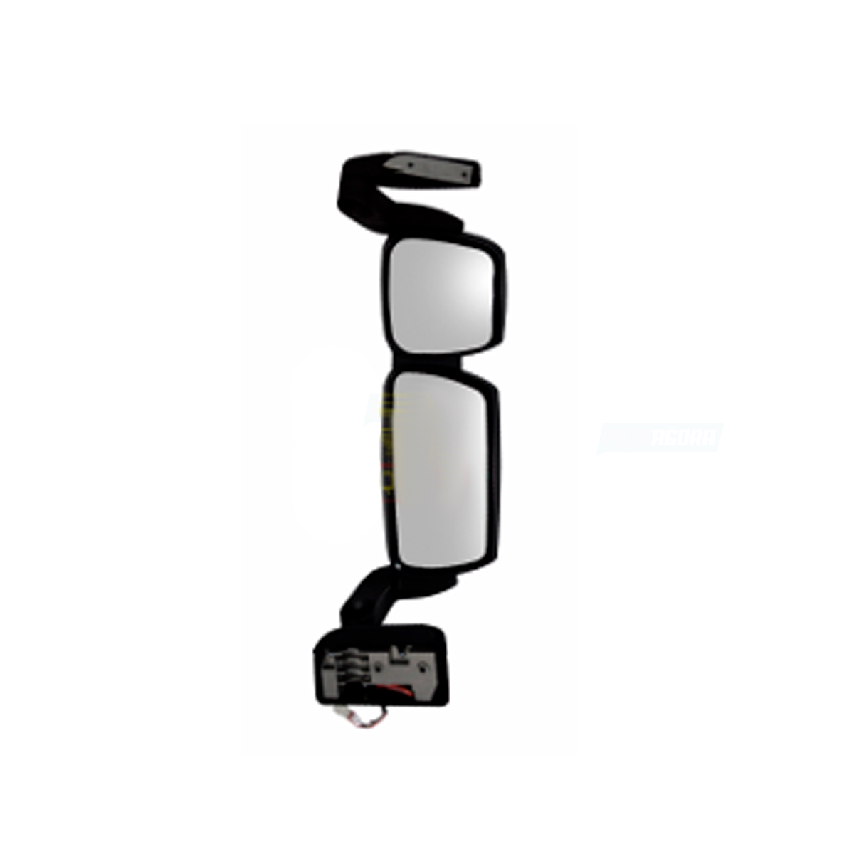 ESPELHO RETROVISOR NOVO STRALIS ESQ. C/DESEMB.COMPL. (ELETRICO) (BRACO CURTO)  (