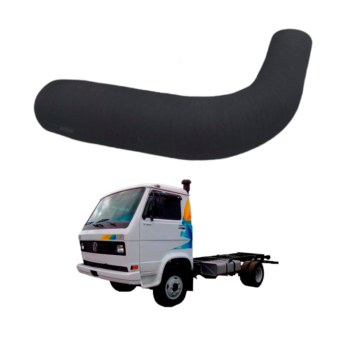 MANGUEIRA DO FILTRO AR VW 7110S 1987 A 1994 MWM TD229 4 CILINDROS (T06129625C.)