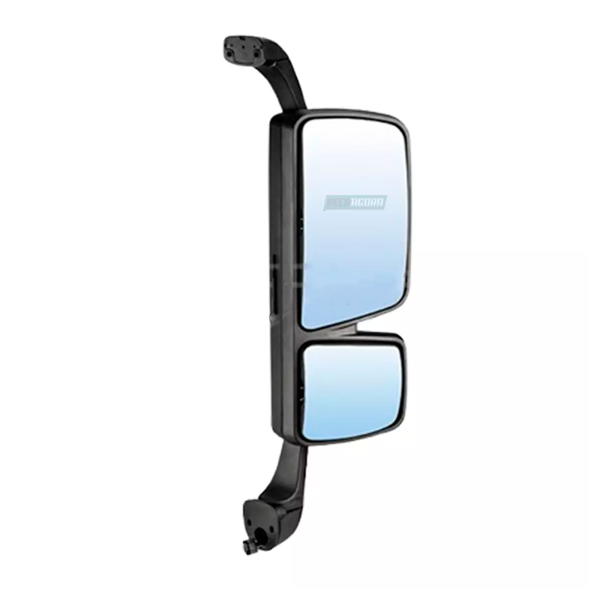 RETROVISOR COMPLETO DIREITO MB ACTROS SEM DESEMBACADOR (9438105716-2468M)