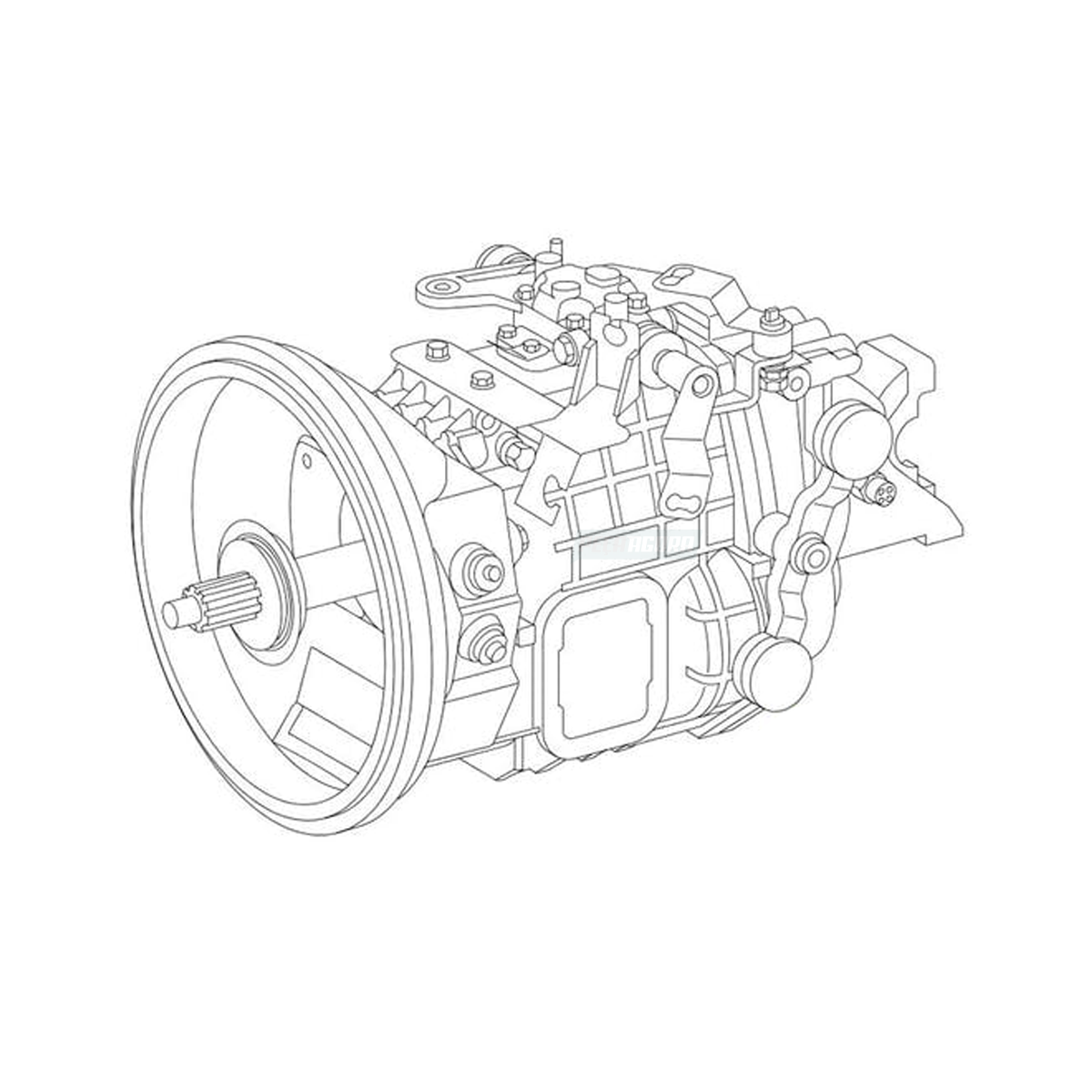 TRANSMISSAO MOTOR OM904LA CAIXA EATON FSO4505 (9792600800)