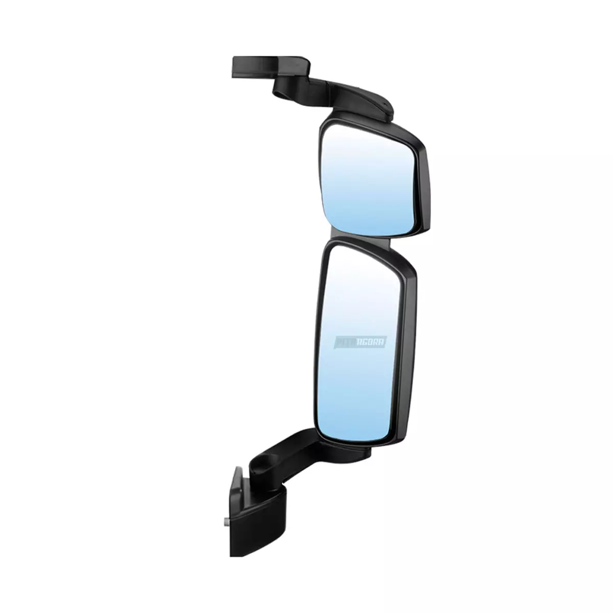 RETROVISOR COMPLETO BRACO CURTO DIREITO IVECO STRALIS HI WAY COM DESEMBACADOR E 