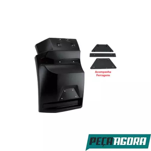 PARALAMA TRASEIRO FORD CARGO 2842 LADO ESQUERDO FIBRA (DC4616105BDYYH)