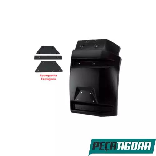 PARALAMA TRASEIRO FORD CARGO 2842 LADO DIREITO FIBRA (DC4616104BDYYH)