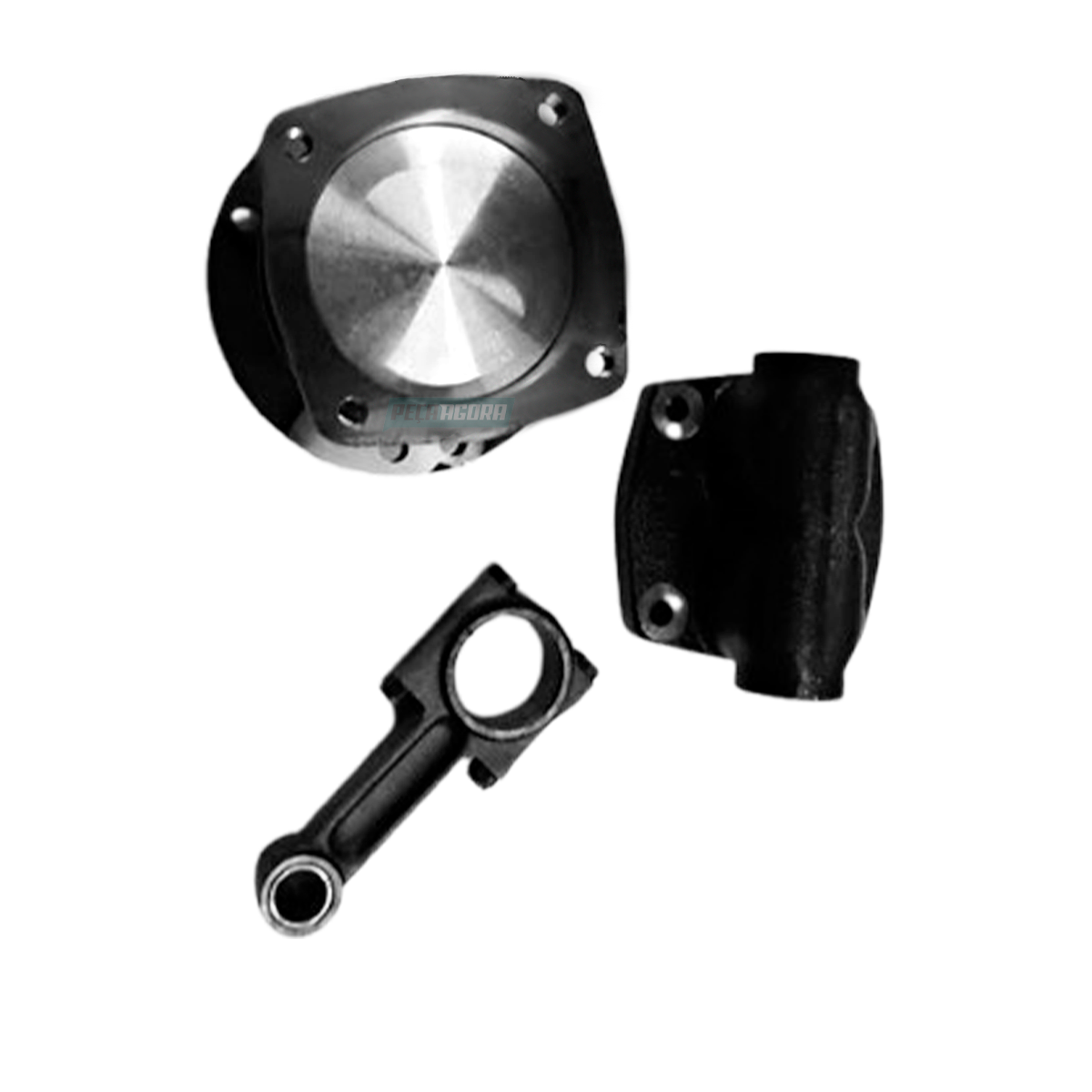 COMPRESSOR DE AR INTEGRADO 77MM MB 608D OM314 OM352 MERCEDES BENZ - FIXA 3 PARAF