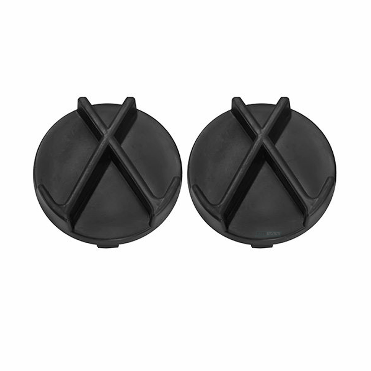 KIT 2 TAMPAS DA GRADE DIANTEIRA IVECO STRALIS PLASTICO INJETADO (504171044-1727.