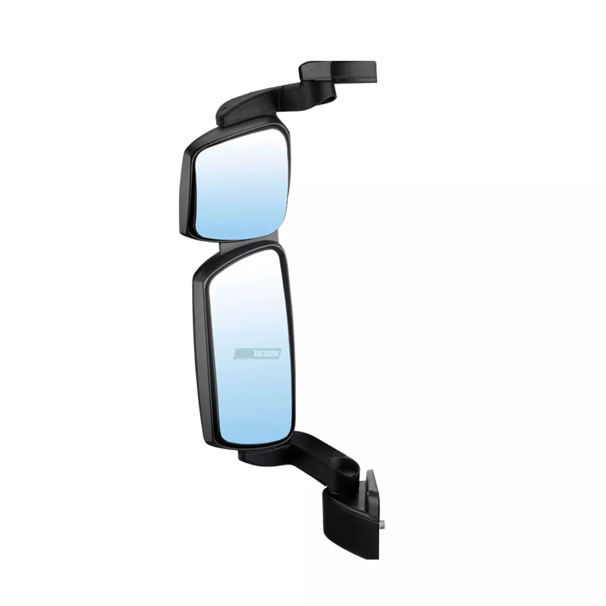 ESPELHO RETROVISOR COMPLETO BRACO CURTO ESQUERDO IVECO STRALIS HI WAY COM DESEMB