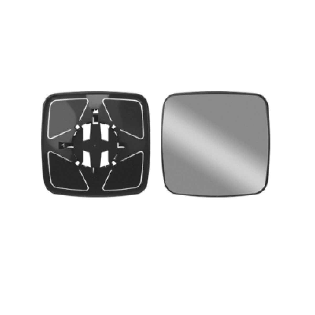 VIDRO COM BASE RETROVISOR AUXILIAR LE LD CONVEXO FORD CARGO EURO 5 1419 3133 151