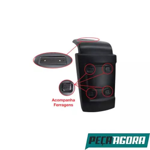 PARALAMA CABINE FORD NOVO CARGO 2012 1317 4X2 1517 4X2 1717 4X2 1722 4X2 2428 6X