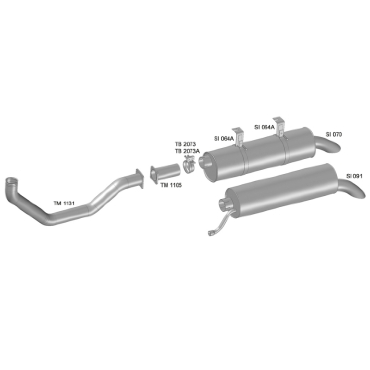 SILENCIOSO ESCAPAMENTO FORD CARGO 815E 1317E 1517E 1717E (4C455230CC.,)