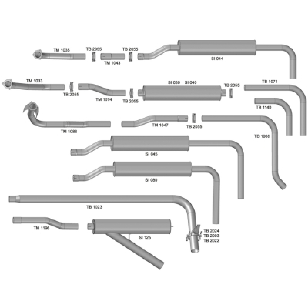 SILENCIOSO MB AGL TURBINADO COM MIOLO (3604900001.)