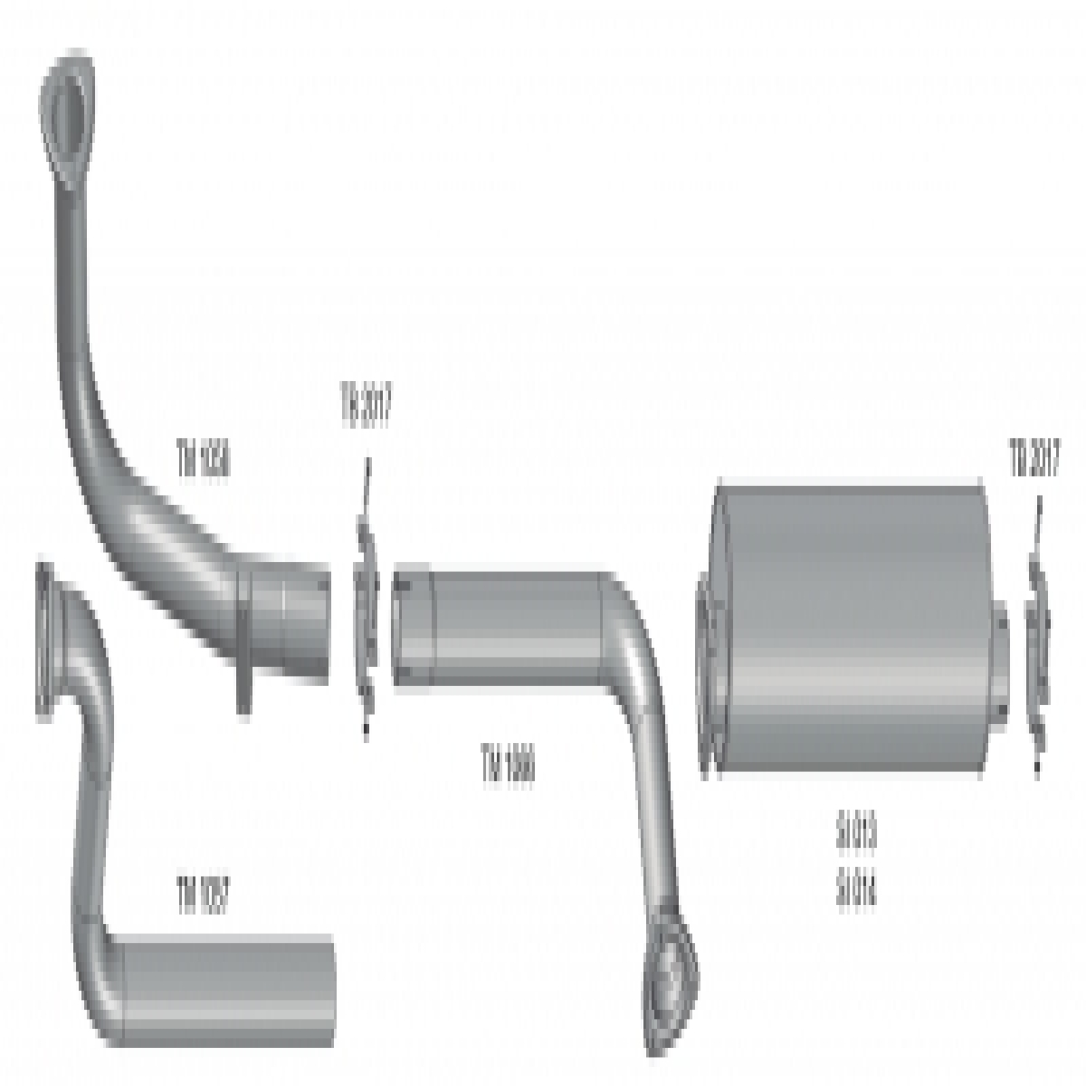 SILENCIOSO ESCAPE VOLVO N10 NL B10M B10R (6882733.)