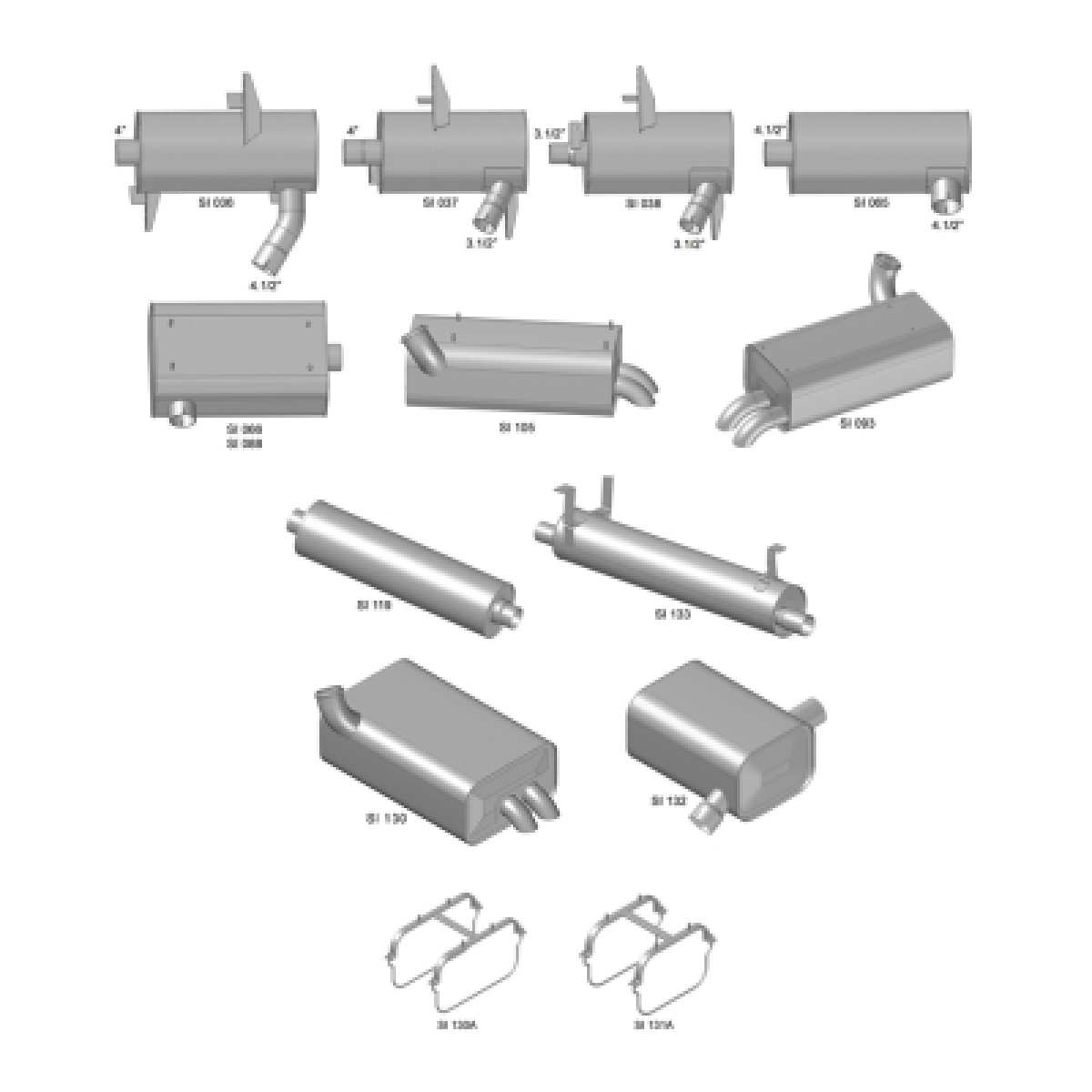 SILENCIOSO MB 2736 / 2441 / 2736 MB ONIBUS O500 (6344901201.)