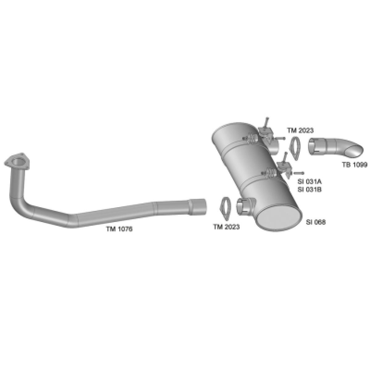 TUBO TERM. CURTO (4") CAM. (3924927004)