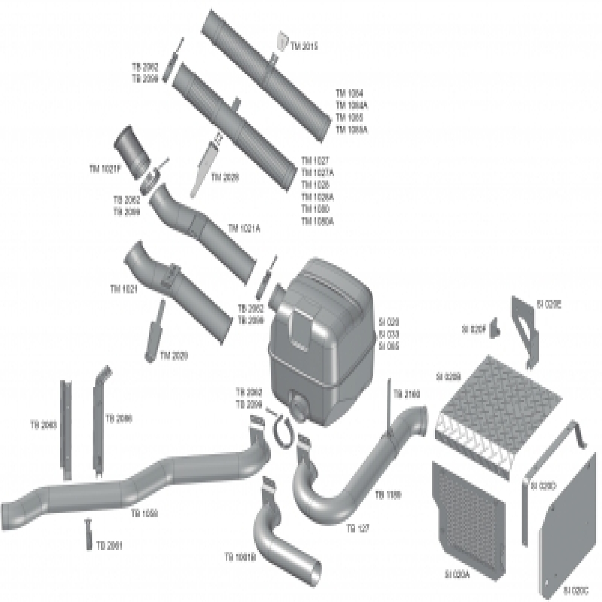 JUNTA EXPANSORA TUBO FLEXIVEL PARA SCANIA T - R - 114 - 124 ATE 2002 (1428892.)