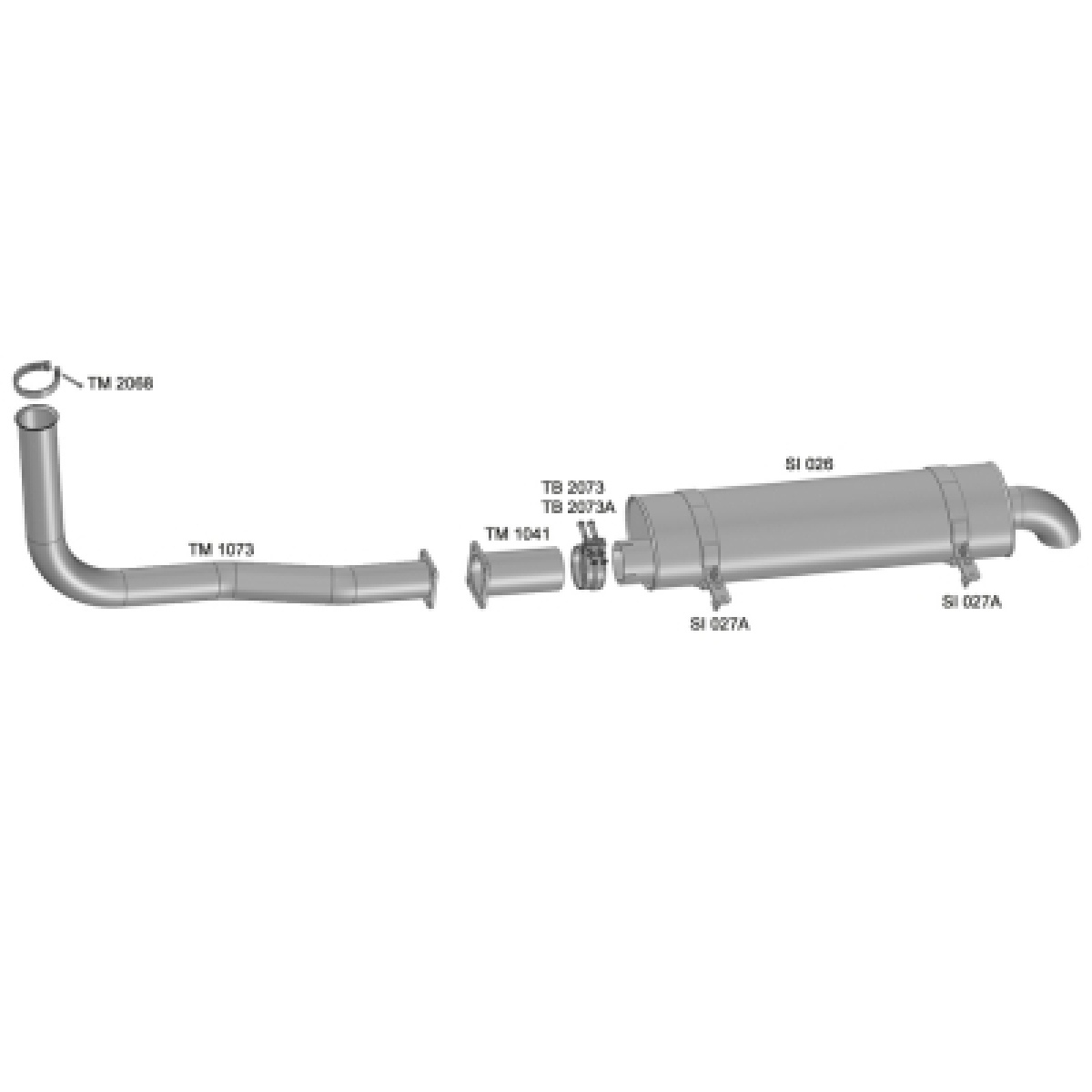 CAIXA 2 ABRACADEIRA CONEXAO TUBO ESCAPE CUMMINS 6BT 10MM VW 12170 13170 15180 15