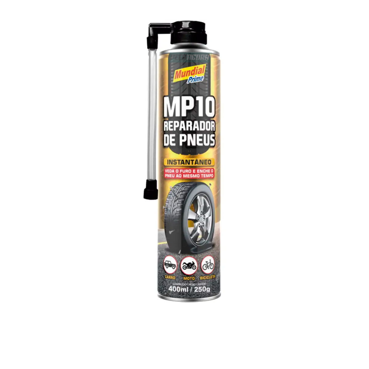 REPARADOR AUTOMOTIVO INFLA PNEU 400ML MUNDIAL PRIME (AE0600026)