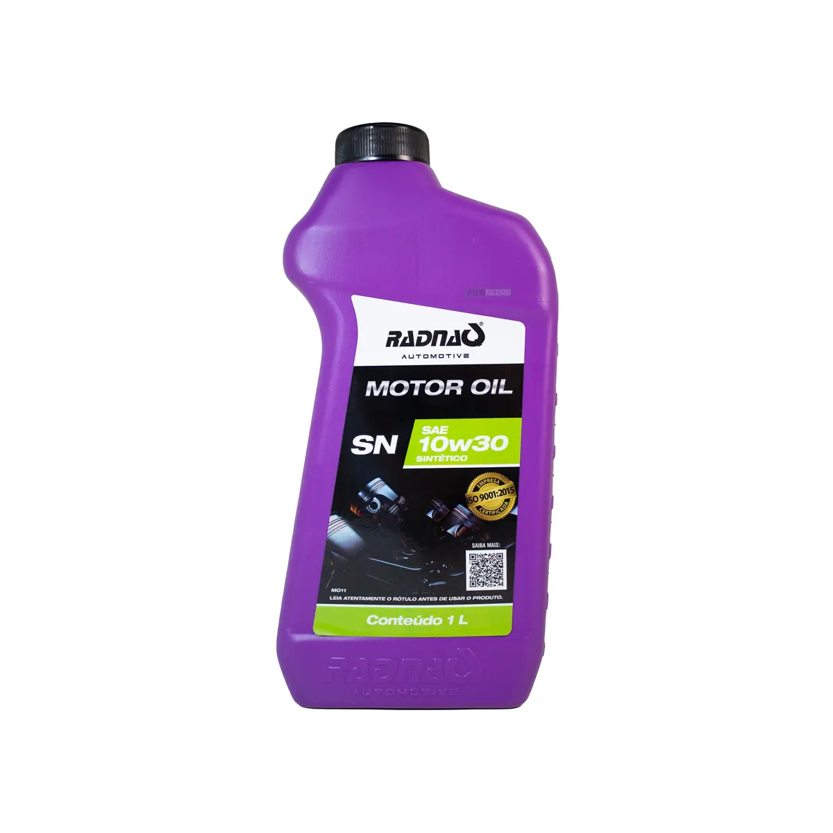 OLEO MOTOR 10W30 SINTETICO SN RADNAQ 1L GASOLINA ALCOOL FLEX GNV (MO11)