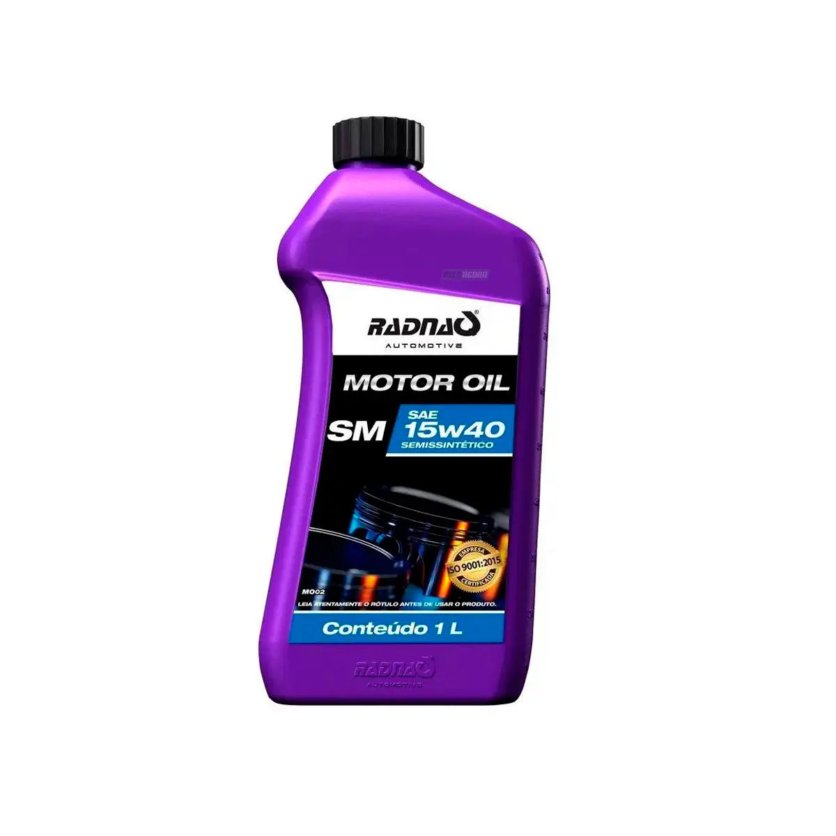 OLEO MOTOR 15W40 SEMISSINTETICO SM RADNAQ 1L GASOLINA ALCOOL FLEX GNV (MO02)
