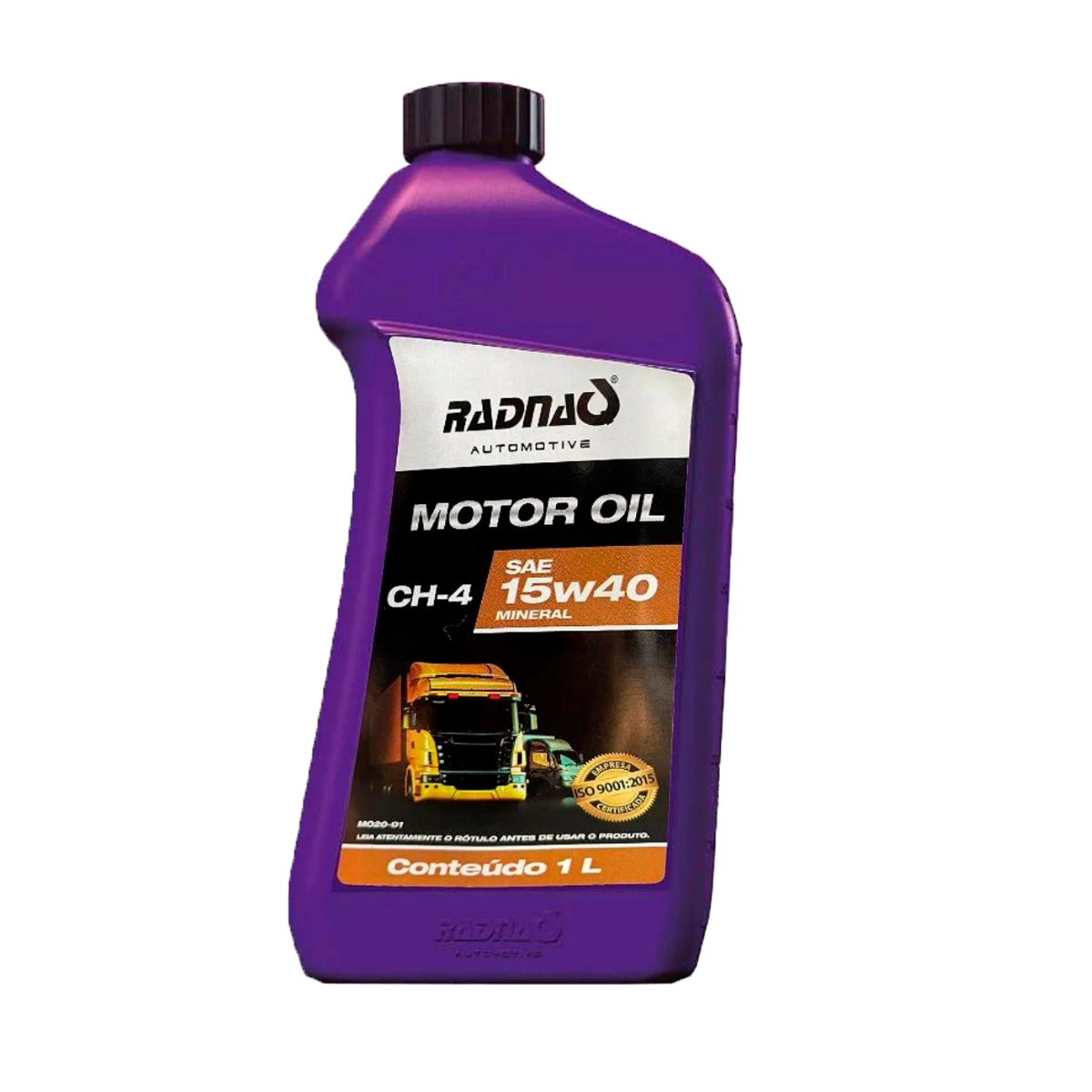 OLEO MOTOR DIESEL 15W40 MINERAL CH-4 1L RADNAQ (MO20-01)