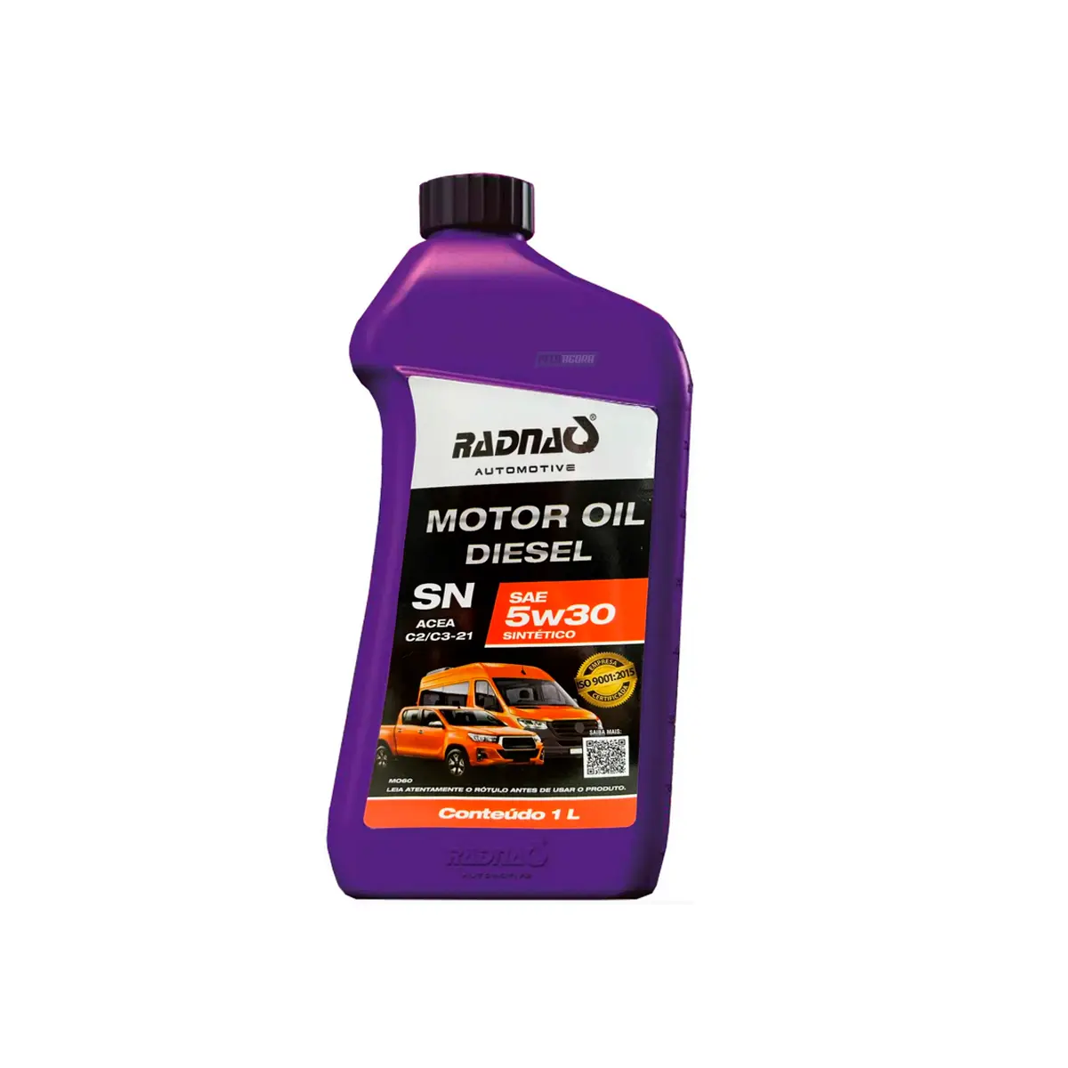 OLEO MOTOR DIESEL 5W30 SN ACEA C2/C3-21 1L SINTETICO RADNAQ (MO60)