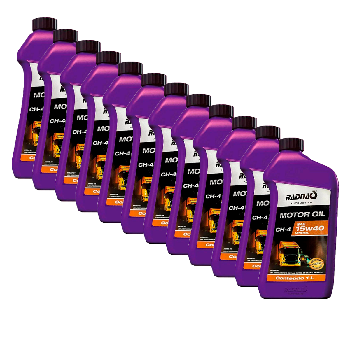 CAIXA COM 6 OLEO MOTOR DIESEL 15W40 MINERAL CH-4 1L  (CX.MO20-01**6)